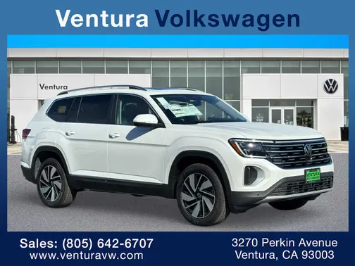 Opal White Pearl 2026 Volkswagen Atlas 2.0T SEL