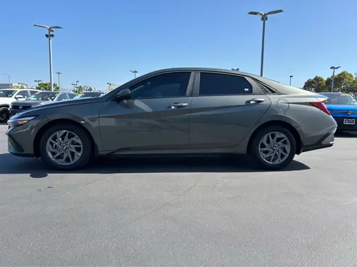 Amazon Gray 2025 Hyundai ELANTRA HEV Blue