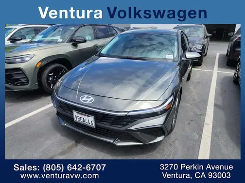 Amazon Gray 2025 Hyundai ELANTRA HEV Blue