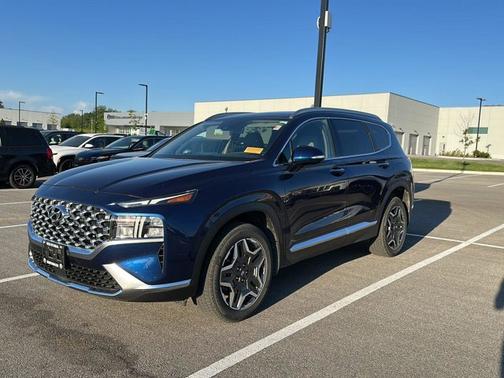 Blue 2023 Hyundai SANTA FE HEV SEL Premium
