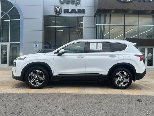 White 2023 Hyundai SANTA FE SEL