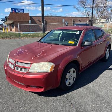 Red 2008 Dodge Avenger SE 4dr Sedan