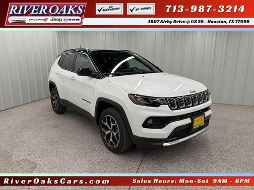Bright White Clearcoat 2026 Jeep Compass Limited