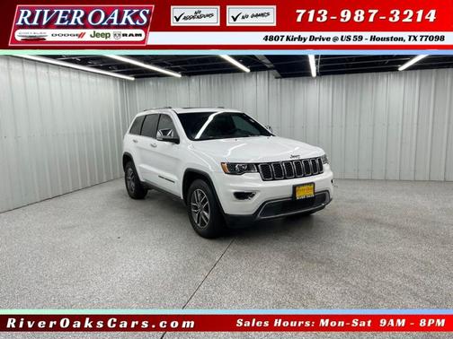 Bright White Clearcoat 2020 Jeep Grand Cherokee Limited
