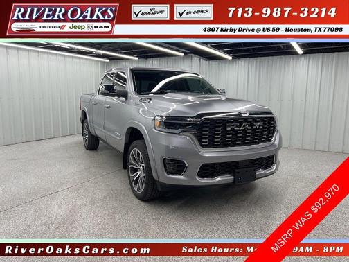 Billet Silver Metallic 2026 RAM 1500 Tungsten