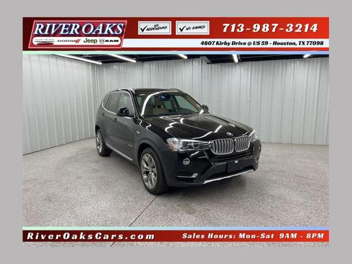 Jet Black 2017 BMW X3 sDrive28i