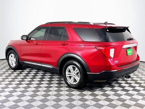 Rapid Red Metallic Tinted Clearcoat 2021 Ford Explorer XLT