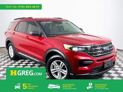 Rapid Red Metallic Tinted Clearcoat 2021 Ford Explorer XLT
