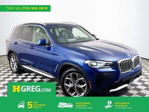Phytonic Blue Metallic 2024 BMW X3 sDrive30i