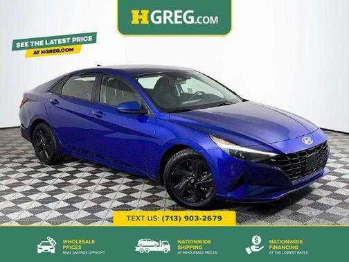 Intense Blue 2023 Hyundai ELANTRA SEL
