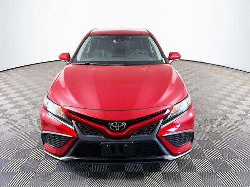 Red 2021 Toyota Camry SE