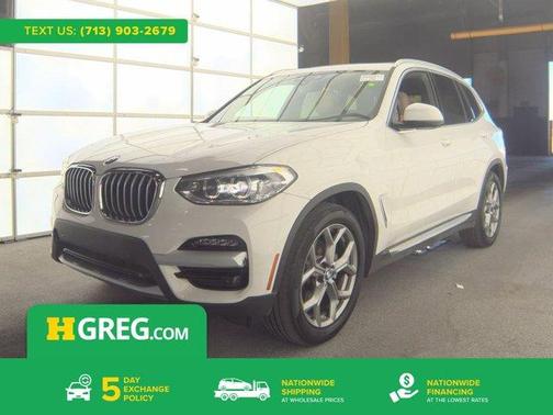 Alpine White 2021 BMW X3 sDrive30i