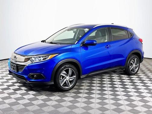 Aegean Blue Metallic 2022 Honda HR-V EX