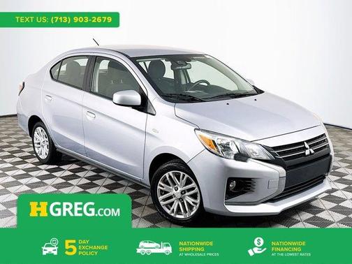 Starlight Silver Metallic 2024 Mitsubishi Mirage G4 Black Edition