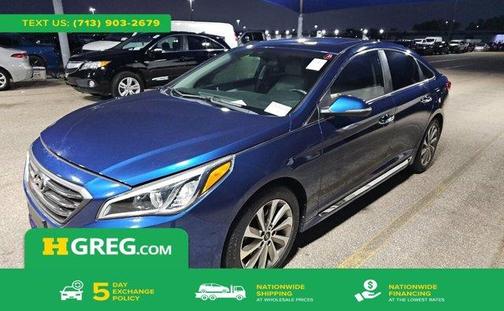 Lakeside Blue 2016 Hyundai SONATA Sport