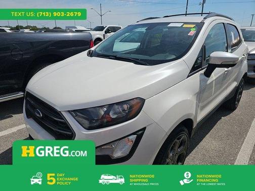 White Platinum Tri-Coat Metallic 2018 Ford EcoSport SES