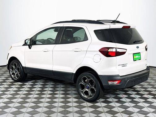 White Platinum Tri-Coat Metallic 2018 Ford EcoSport SES