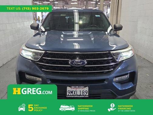 Blue Metallic 2020 Ford Explorer XLT