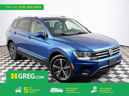 Silk Blue Metallic 2018 Volkswagen Tiguan 2.0T SEL