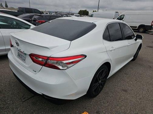 Super White 2019 Toyota Camry LE