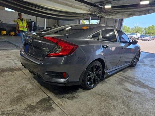 Modern Steel Metallic 2021 Honda Civic Sport