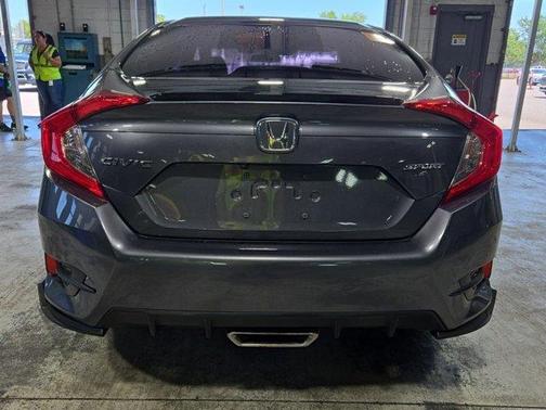 Modern Steel Metallic 2021 Honda Civic Sport