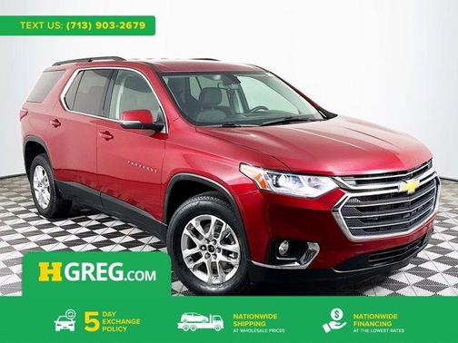 Cajun Red Tintcoat 2021 Chevrolet Traverse LT Cloth