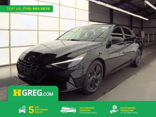 Phantom Black 2021 Hyundai ELANTRA SEL Sedan