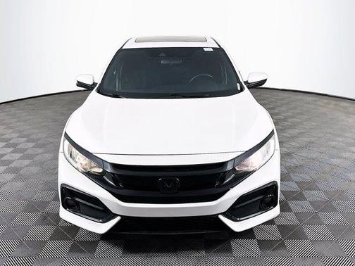 Platinum White Pearl 2021 Honda Civic EX