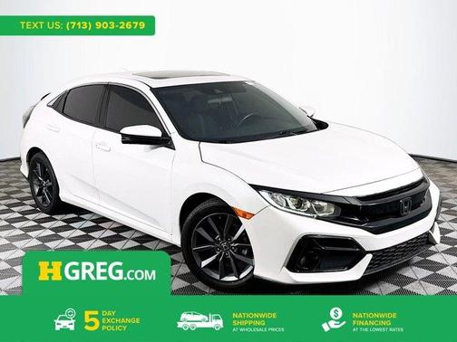 Platinum White Pearl 2021 Honda Civic EX