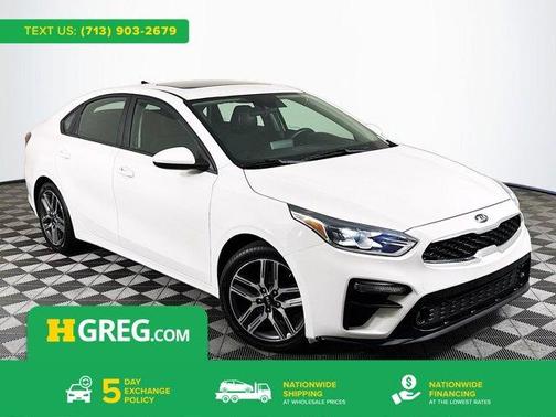 Clear White 2019 Kia Forte S