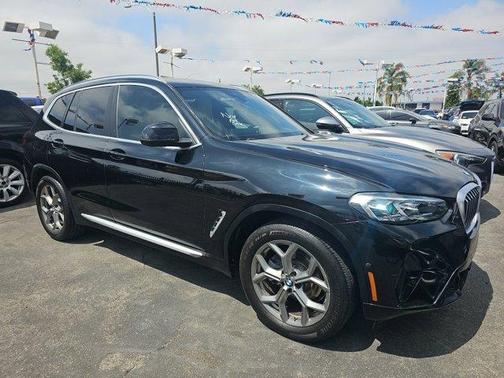 Jet Black 2022 BMW X3 sDrive30i