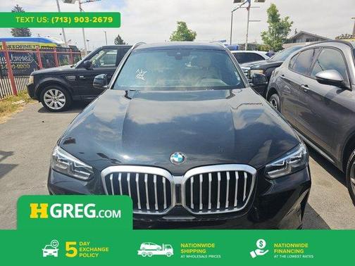 Jet Black 2022 BMW X3 sDrive30i