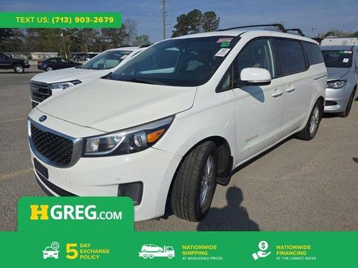 Clear White 2017 Kia Sedona LX