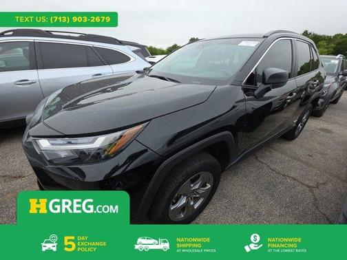 Midnight Black Metallic 2023 Toyota RAV4 Hybrid LE