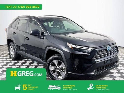 Midnight Black Metallic 2023 Toyota RAV4 Hybrid LE
