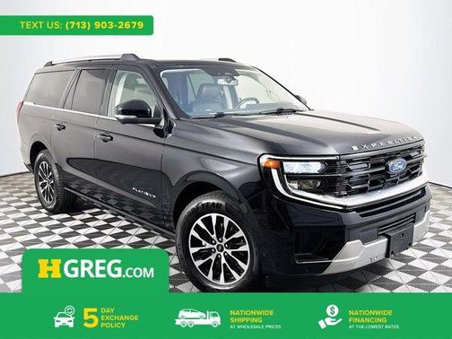 Black Metallic 2025 Ford Expedition Max Platinum