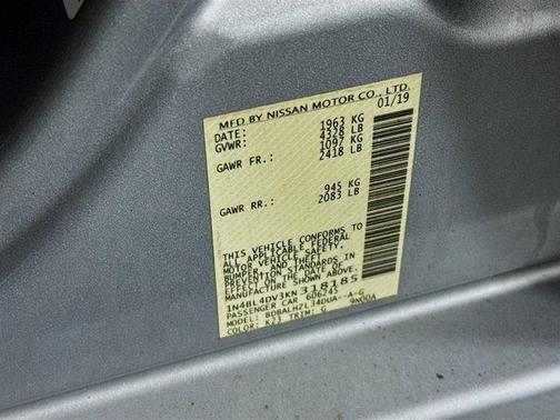 2019 Nissan Altima 2.5 SV