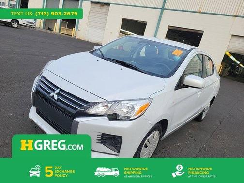 White Diamond 2024 Mitsubishi Mirage G4 Black Edition