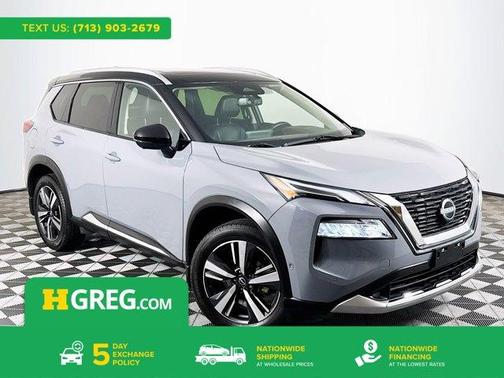 2 Tone Gray / Black Roof 2023 Nissan Rogue Platinum