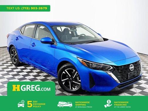 Electric Blue Metallic 2025 Nissan Sentra SV