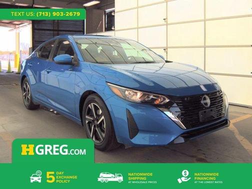 Electric Blue Metallic 2025 Nissan Sentra SV