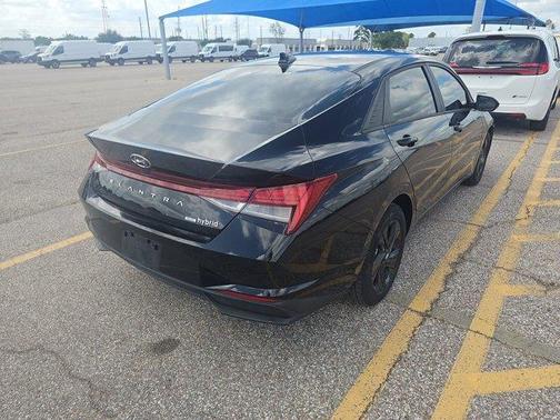 Onyx Black 2023 Hyundai ELANTRA HEV Blue