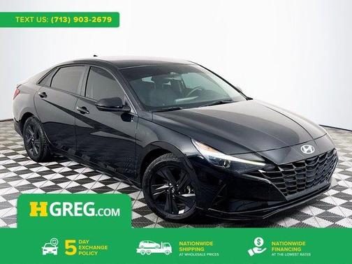 Onyx Black 2023 Hyundai ELANTRA HEV Blue