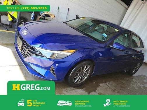 Intense Blue 2021 Hyundai ELANTRA SEL