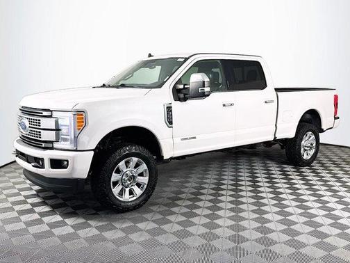 White Platinum Tri-Coat Metallic 2019 Ford F-350 Platinum