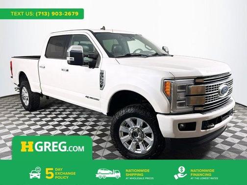 White Platinum Tri-Coat Metallic 2019 Ford F-350 Platinum