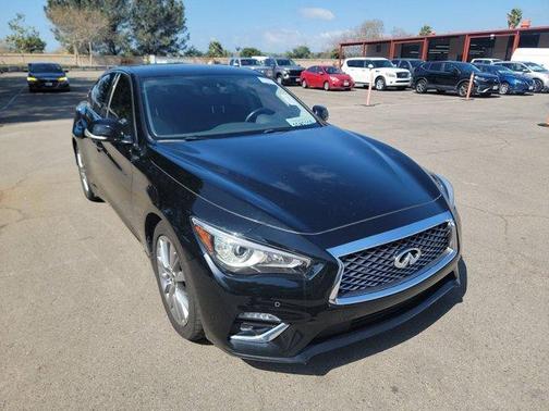 Black Obsidian 2023 INFINITI Q50 LUXE