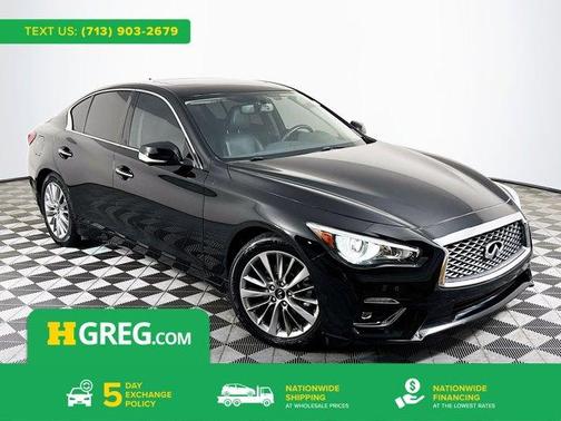 Black Obsidian 2023 INFINITI Q50 LUXE