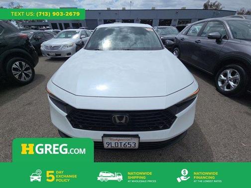 Platinum White Pearl 2024 Honda Accord Hybrid Sport
